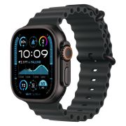 Apple Watch Ultra 2, 2024 49 мм, корпус из черного титана, ремешок Ocean черного цвета