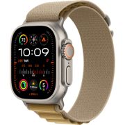Apple Watch Ultra 2, 2024 49 мм, корпус из бежевого титана, ремешок Alpine цвета загар