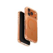 Uniq для iPhone 17 Pro чехол Lifepro Xtreme AF Frost Clear/Volt Orange (MagSafe)