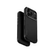 Uniq для iPhone 17 Pro чехол KEVA Kevlar Carbon Black (MagSafe)