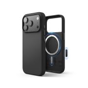 Elago для iPhone 17 Pro чехол Magnetic PU Leather Black (MagSafe)