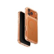 Uniq для iPhone 17 Pro Max чехол Lifepro Xtreme AF Frost Clear/Volt Orange (MagSafe)