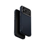 Uniq для iPhone 17 Pro Max чехол KEVA Kevlar Trance Blue (MagSafe)