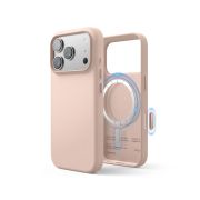 Elago для iPhone 17 Pro Max чехол Magnetic PU Leather Lovely Pink (MagSafe)