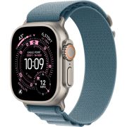 Apple Watch Ultra 3, 49 мм, Natural Titanium Light Blue Alpine Loop