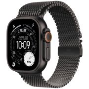 Apple Watch Ultra 3, 49 мм, Black Titanium Milanese Loop Black
